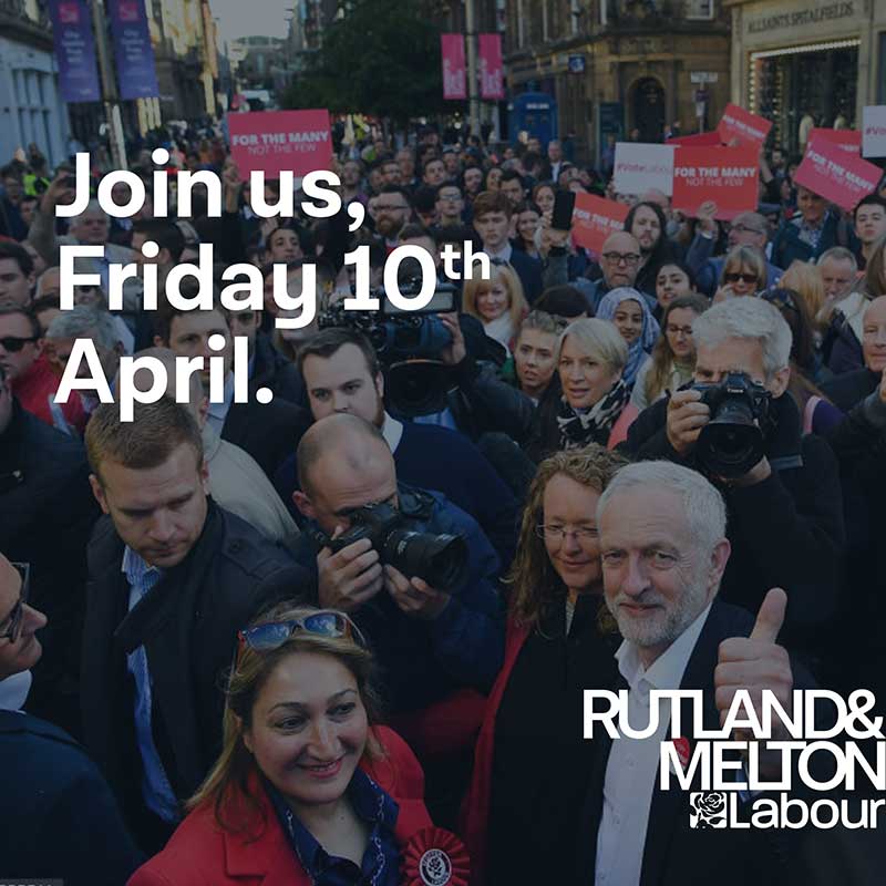 Rutland & Melton Labour Party Logo design, branding guidelines